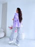 Lavandas, ONE SIZE jacket + lavandas top